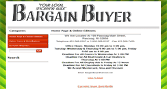 Desktop Screenshot of bargainbuyerads.com